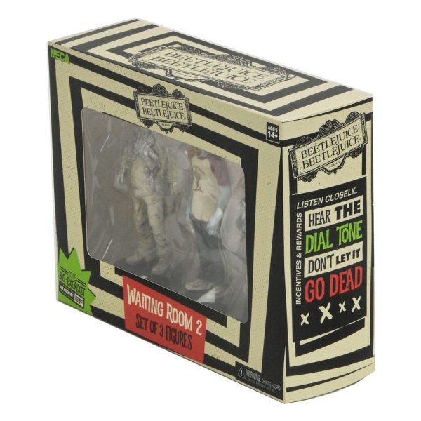Beetlejuice Beetlejuice pack 3 figurines Waiting Room 2 10 cm