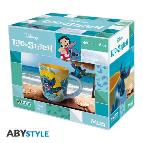 Mug Anse 3D - Stitch hawaïen - Disney Lilo & Stitch