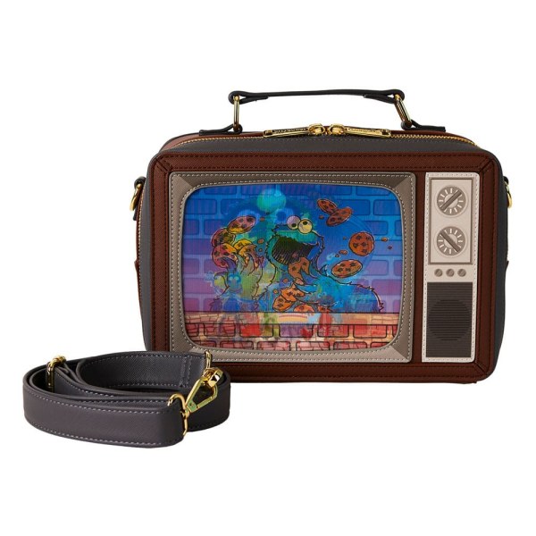 1, Rue Sésame Street by Loungefly sac à bandoulière Retro TV