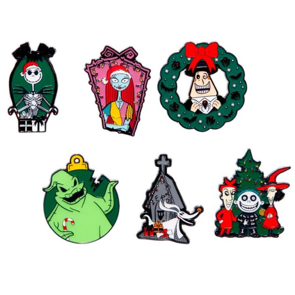 Pin's en émail Loungefly Disney L'étrange Noël De Monsieur Jack, boîte surprise pour les fêtes