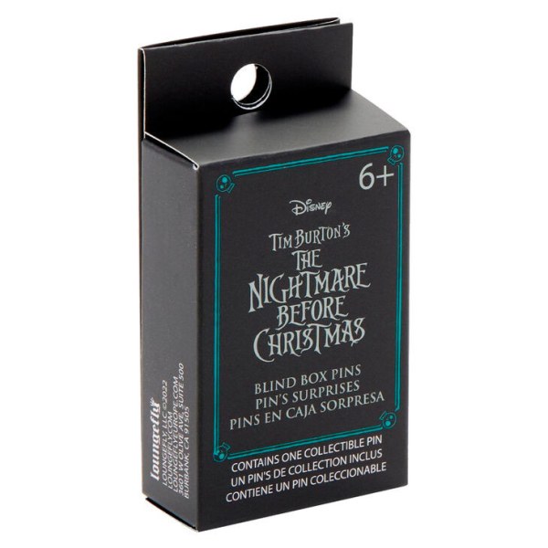 Pin's en émail Loungefly Disney L'étrange Noël De Monsieur Jack, boîte surprise pour les fêtes