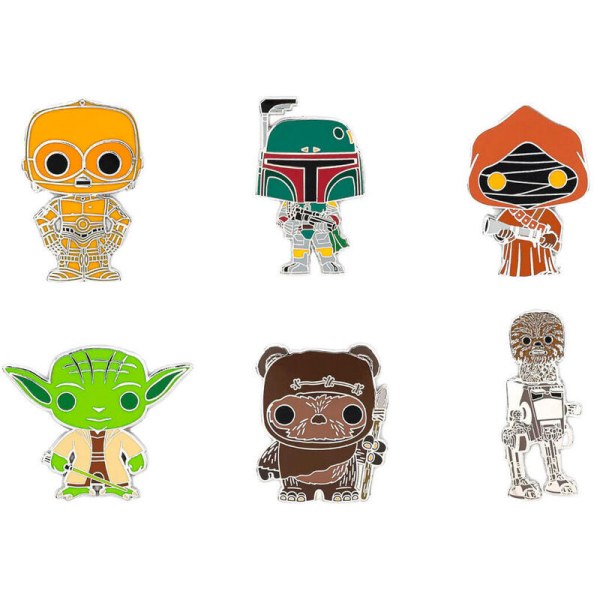 Boîte aveugle, épingle en émail Loungefly Star Wars assortie