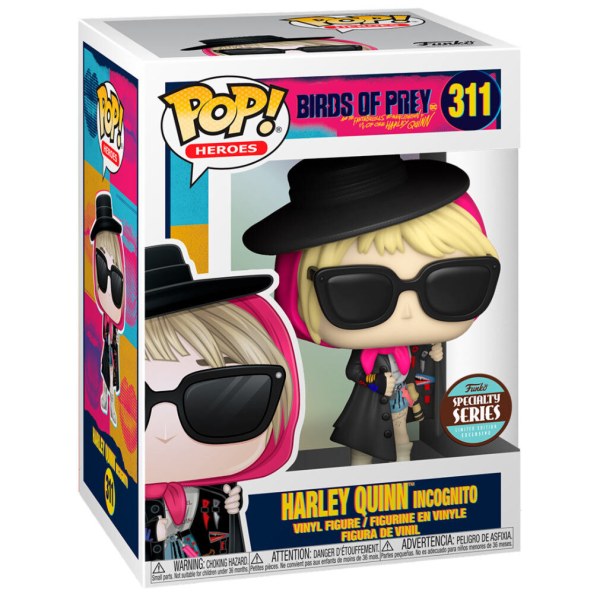 Figurine POP! 311 Birds of Prey Harley Quinn Incognito Exclusive