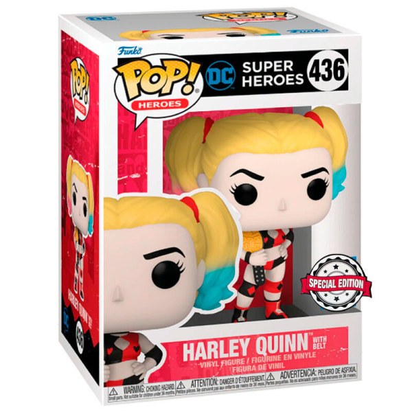 Figurine POP! 436 DC Comics Super Heroes Harley Quinn Exclusive