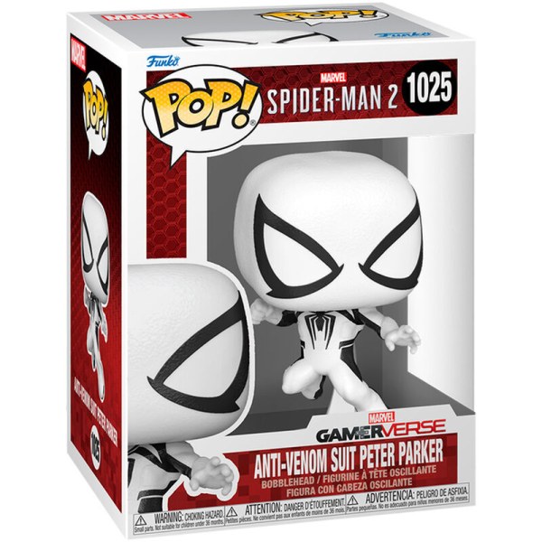 Figurine POP! 1025 Marvel Spider-Man 2 Combinaison Anti-Venom Peter Parker