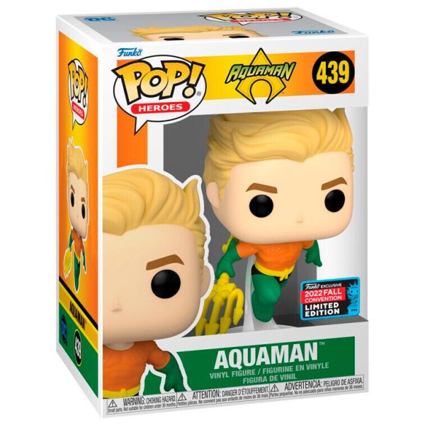 Figurine POP! 439 DC Comics Aquaman - Exclusivité Aquaman