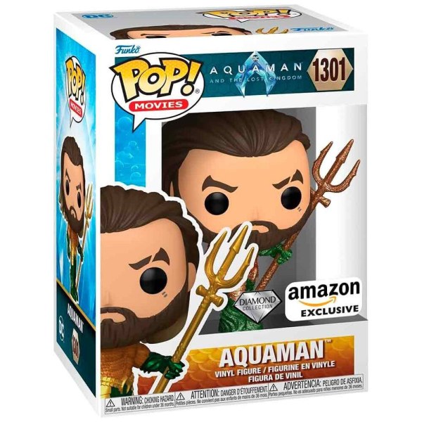 Figurine POP! 1301 DC Comics Aquaman et le Royaume Perdu - Exclusivité Aquaman