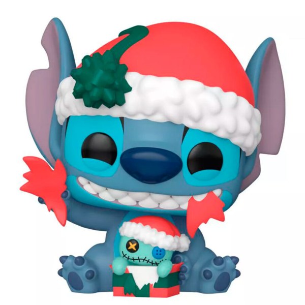 Figurine POP! 1522 Disney Lilo & Stitch - Stitch déballant un cadeau