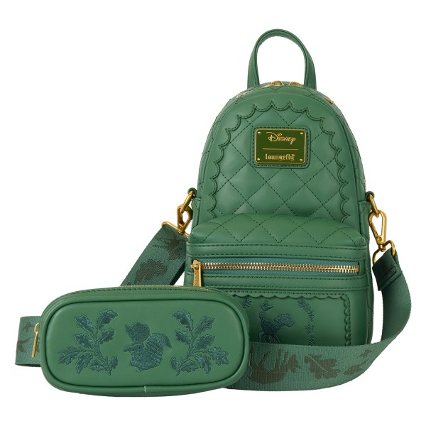 Sac à bandoulière matelassé convertible avec porte-monnaie Bambi - DISNEY LOUNGEFLY