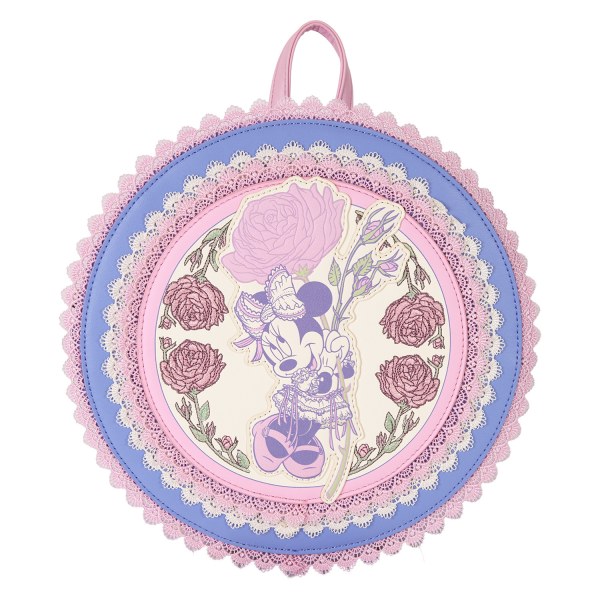 Mini sac à dos Minnie fleuri et dentelle - DISNEY LOUNGEFLY