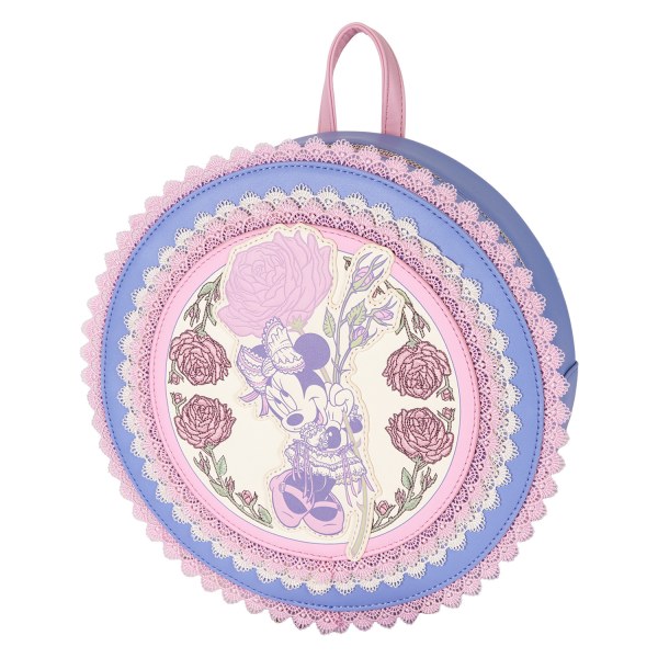Mini sac à dos Minnie fleuri et dentelle - DISNEY LOUNGEFLY