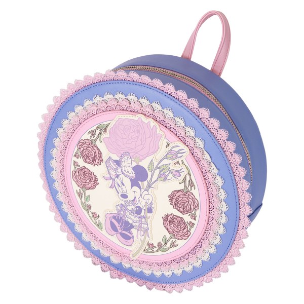 Mini sac à dos Minnie fleuri et dentelle - DISNEY LOUNGEFLY