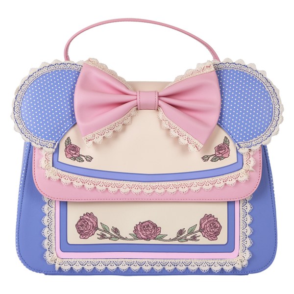 Sac à bandoulière Minnie fleuri et dentelle - DISNEY LOUNGEFLY