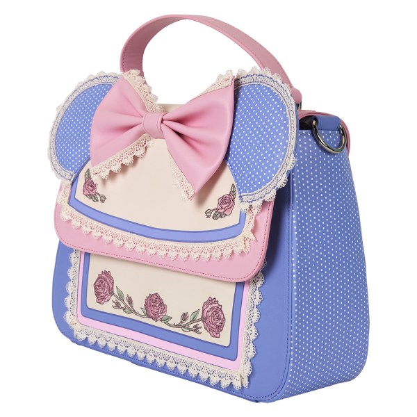 Sac à bandoulière Minnie fleuri et dentelle - DISNEY LOUNGEFLY