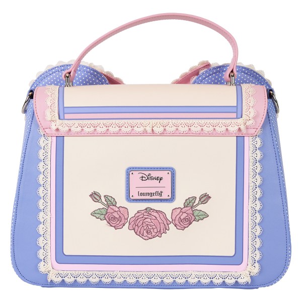 Sac à bandoulière Minnie fleuri et dentelle - DISNEY LOUNGEFLY