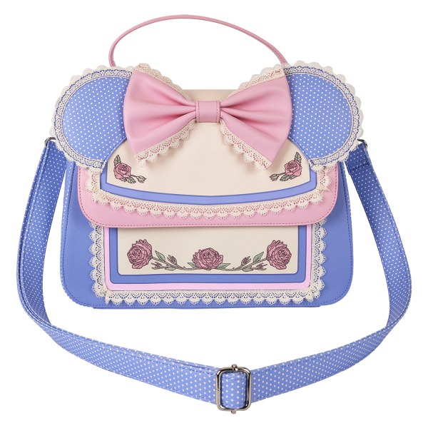 Sac à bandoulière Minnie fleuri et dentelle - DISNEY LOUNGEFLY