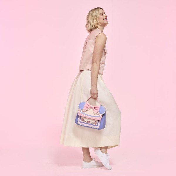 Sac à bandoulière Minnie fleuri et dentelle - DISNEY LOUNGEFLY