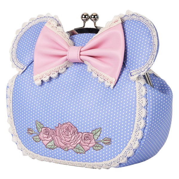 Sac à bandoulière Minnie fleuri et dentelle - DISNEY LOUNGEFLY