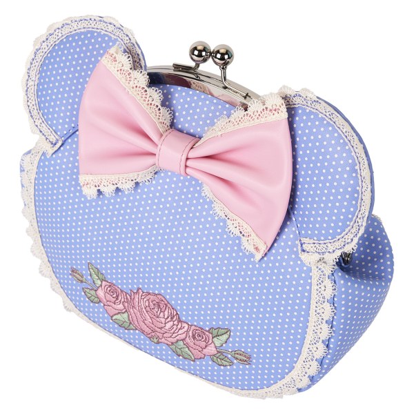 Sac à bandoulière Minnie fleuri et dentelle - DISNEY LOUNGEFLY