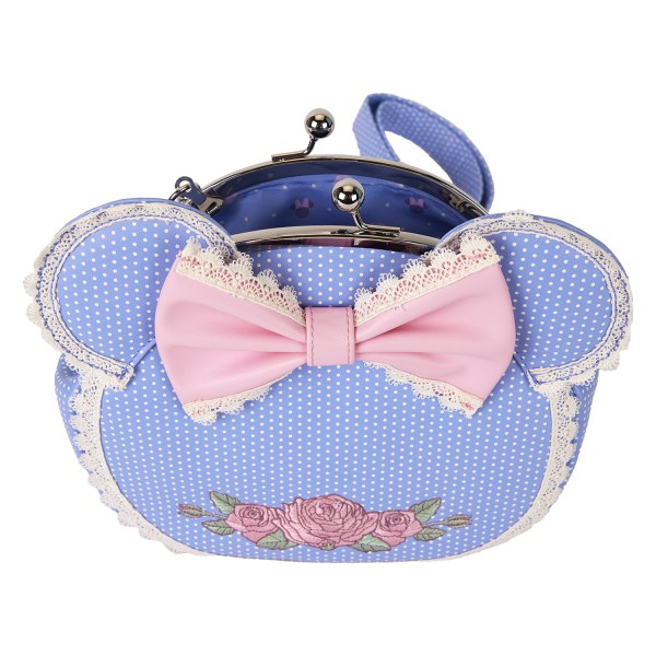 Sac à bandoulière Minnie fleuri et dentelle - DISNEY LOUNGEFLY