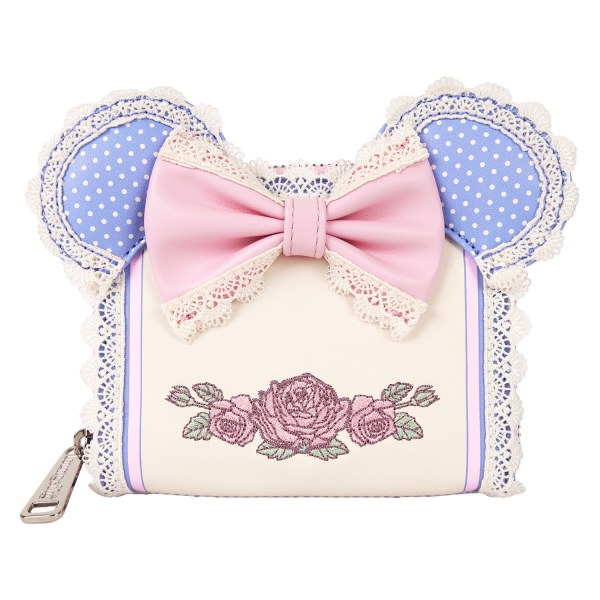 Portefeuille Minnie fleuri et oreilles en dentelle - DISNEY LOUNGEFLY
