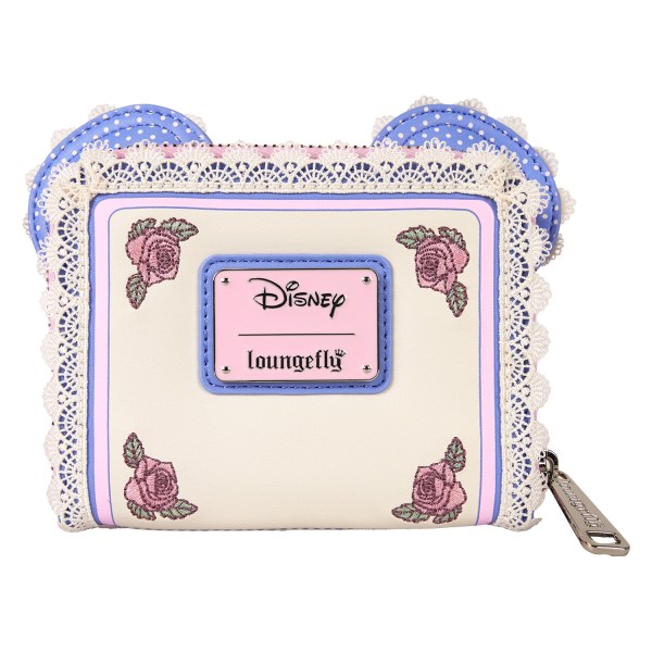 Portefeuille Minnie fleuri et oreilles en dentelle - DISNEY LOUNGEFLY
