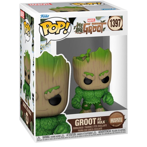 Figurine POP! 1397 Marvel We Are Groot - Groot en Hulk