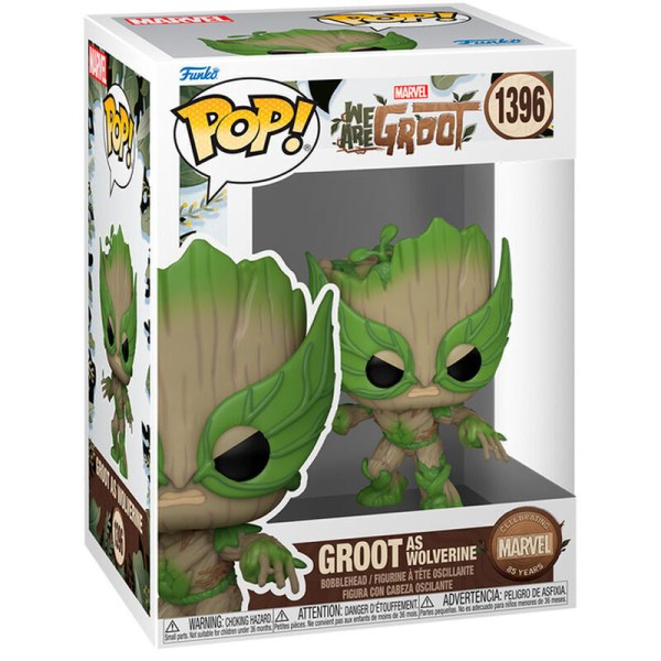Figurine POP! 1396 Marvel We Are Groot - Groot en Wolverine