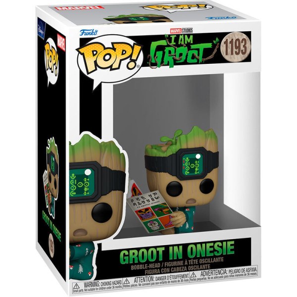 Figurine POP! 1193  Marvel Je suis Groot - Groot en Onesie