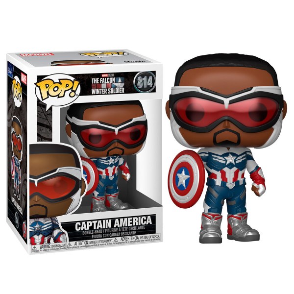 Figurine POP! 814 Marvel Le Faucon et le Soldat de l'Hiver Captain America
