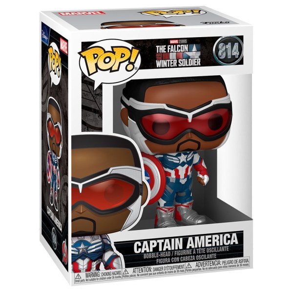 Figurine POP! 814 Marvel Le Faucon et le Soldat de l'Hiver Captain America