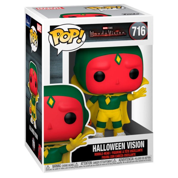 Figurine POP! 716 Marvel WandaVision Vision Halloween