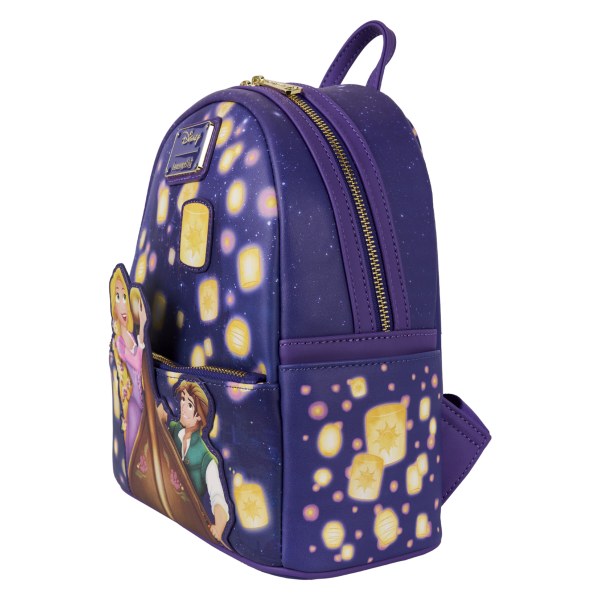 Mini sac à dos lanterne Raiponce - DISNEY LOUNGEFLY
