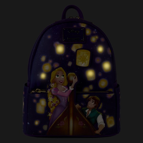Mini sac à dos lanterne Raiponce - DISNEY LOUNGEFLY