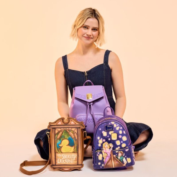 Mini sac à dos lanterne Raiponce - DISNEY LOUNGEFLY