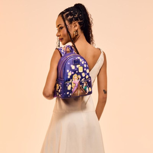 Mini sac à dos lanterne Raiponce - DISNEY LOUNGEFLY