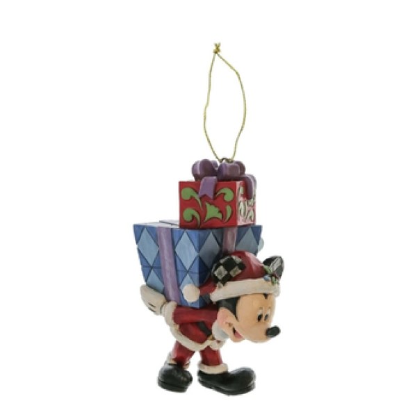 Décoration à suspendre Mickey avec des cadeaux au dos - DISNEY TRADITIONS