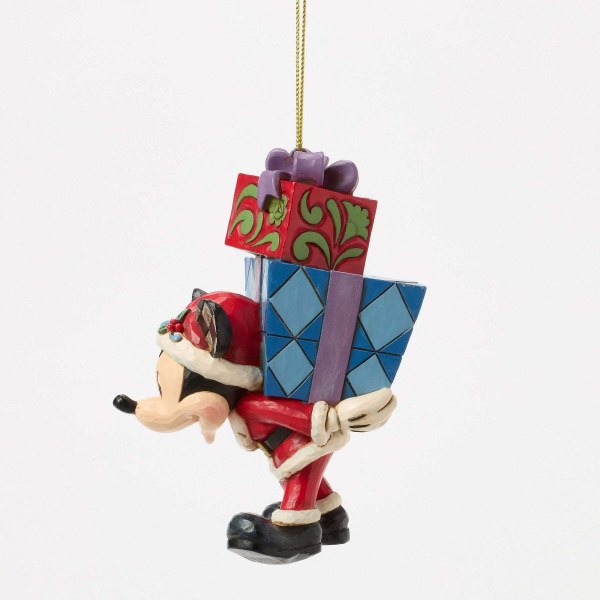 Décoration à suspendre Mickey avec des cadeaux au dos - DISNEY TRADITIONS