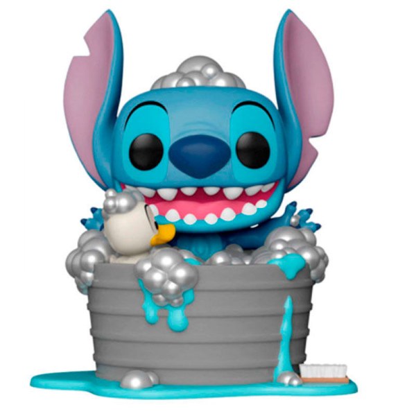 Figurine POP! 1252 Deluxe Disney Lilo & Stitch - Stitch dans la baignoire en exclusivité