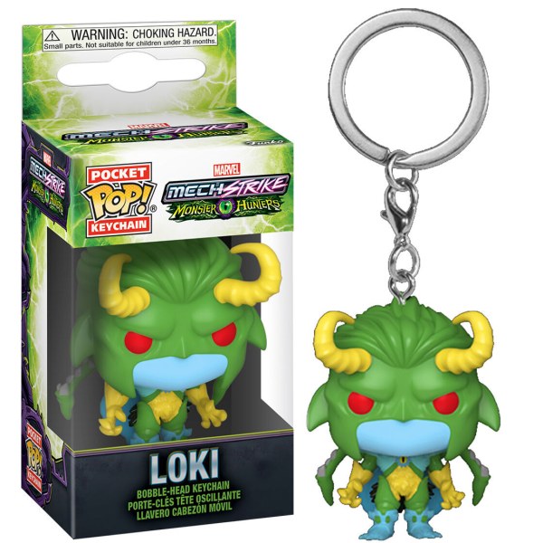 Porte-clés Pocket POP Marvel Monster Hunters Loki