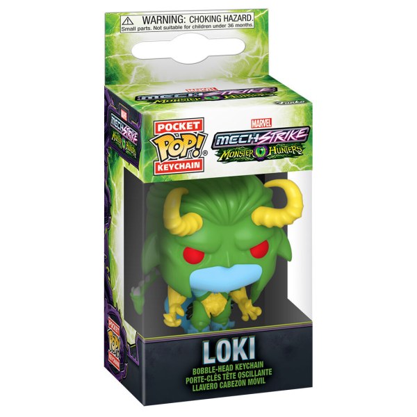 Porte-clés Pocket POP Marvel Monster Hunters Loki