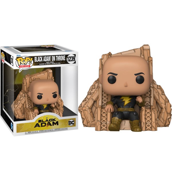 Figurine POP! 1239 DC Comics Black Adam - Black Adam sur le trône