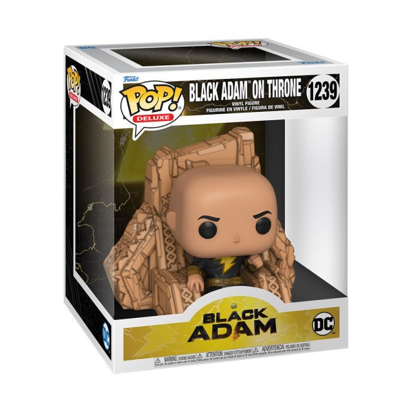 Figurine POP! 1239 DC Comics Black Adam - Black Adam sur le trône
