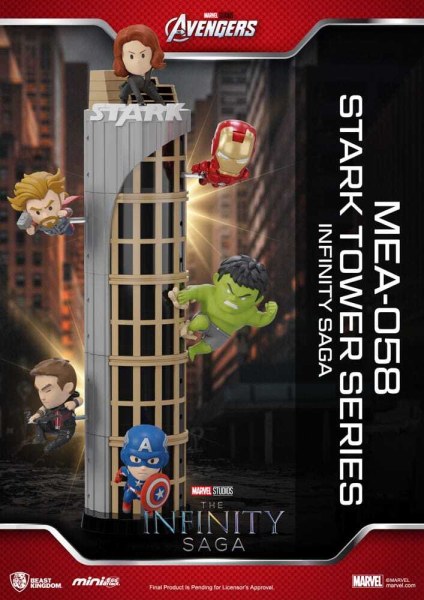 Marvel assortiment figurines Mini Egg Attack The Infinity Saga Stark Tower Series 12 cm (6)