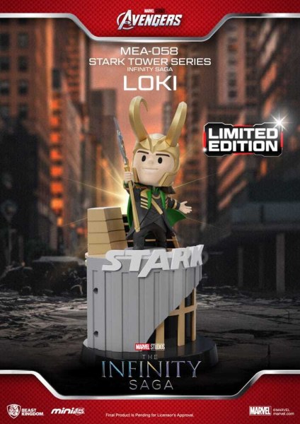 Marvel figurine Mini Egg Attack The Infinity Saga Stark Tower series Tony Stark & Mark VII suit pod mod 12 cm