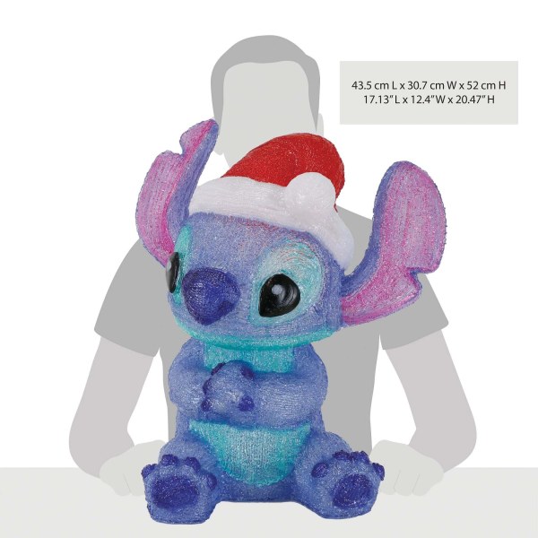 FIGURINE LUMINEUX EN ACRYLIQUE STITCH - Disney D56