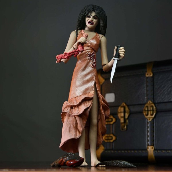 PUPPET MASTER - 7" SCALE ACTION FIGURE - LEECH WOMAN AND TOULON'S PUPPET CASE 2 PK