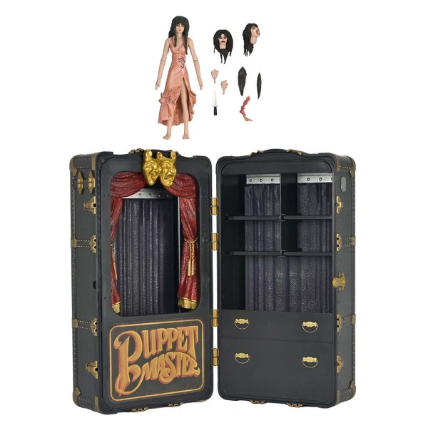 PUPPET MASTER - 7" SCALE ACTION FIGURE - LEECH WOMAN AND TOULON'S PUPPET CASE 2 PK