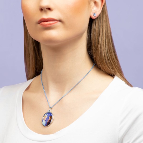 Ensemble collier + boucles d'oreilles - Disney La Reine des Neiges