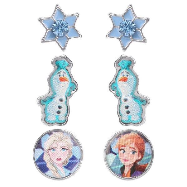 Set 3 paires de boucles d'oreilles - Disney La Reine des Neiges